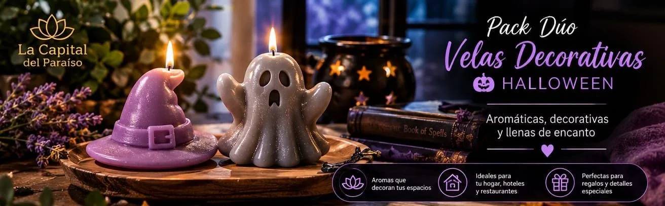 Pack Dúo de Velitas Decorativas Aromáticas