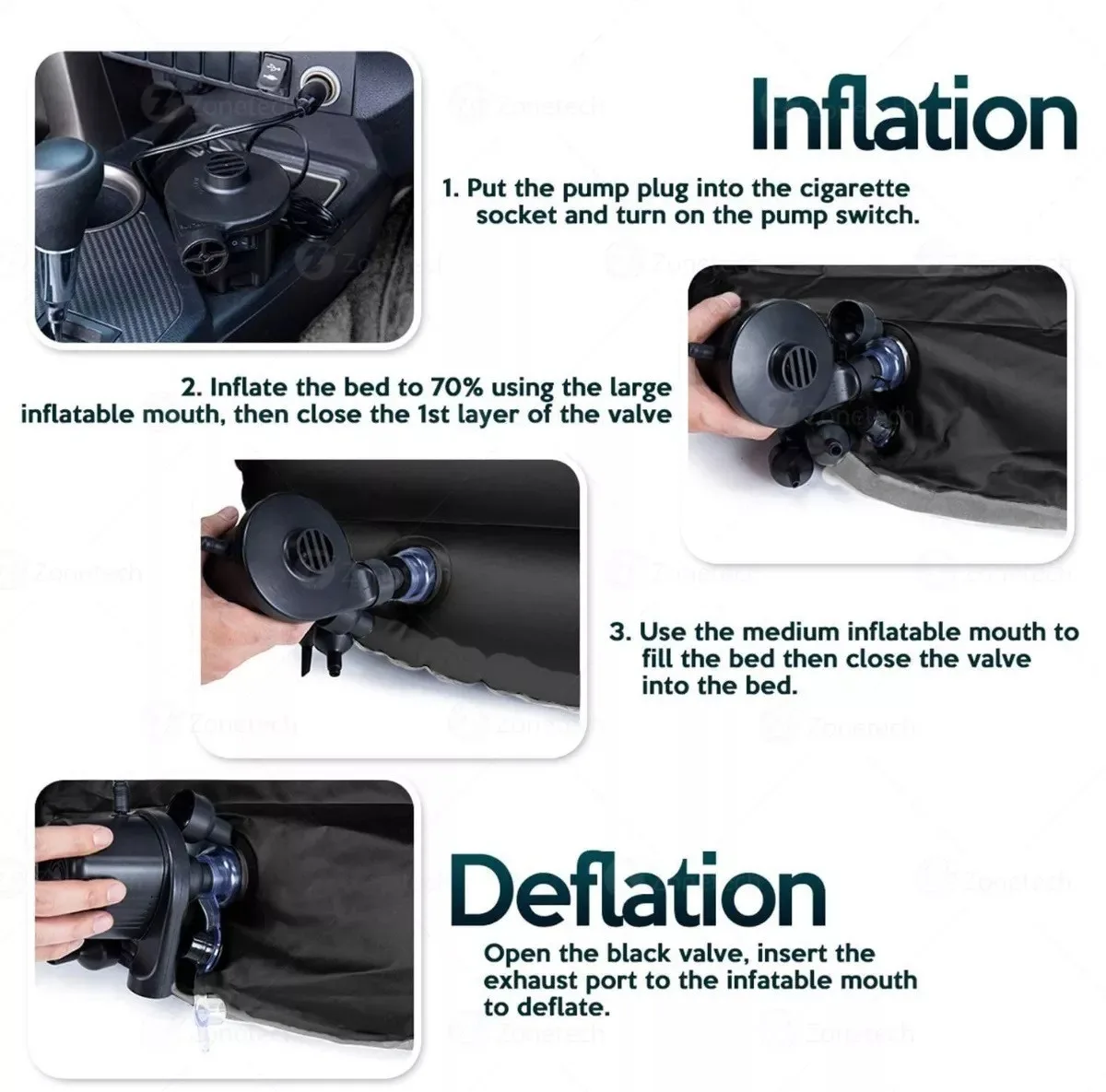 colchon inflable para autos — foto 3 de 3