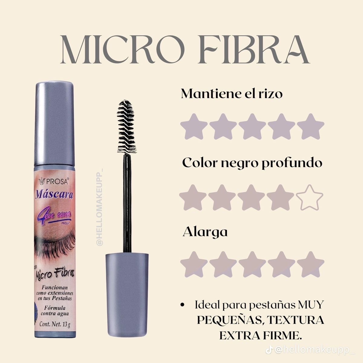 PESTAÑINA PROSA MICROFIBRA — foto 2 de 2