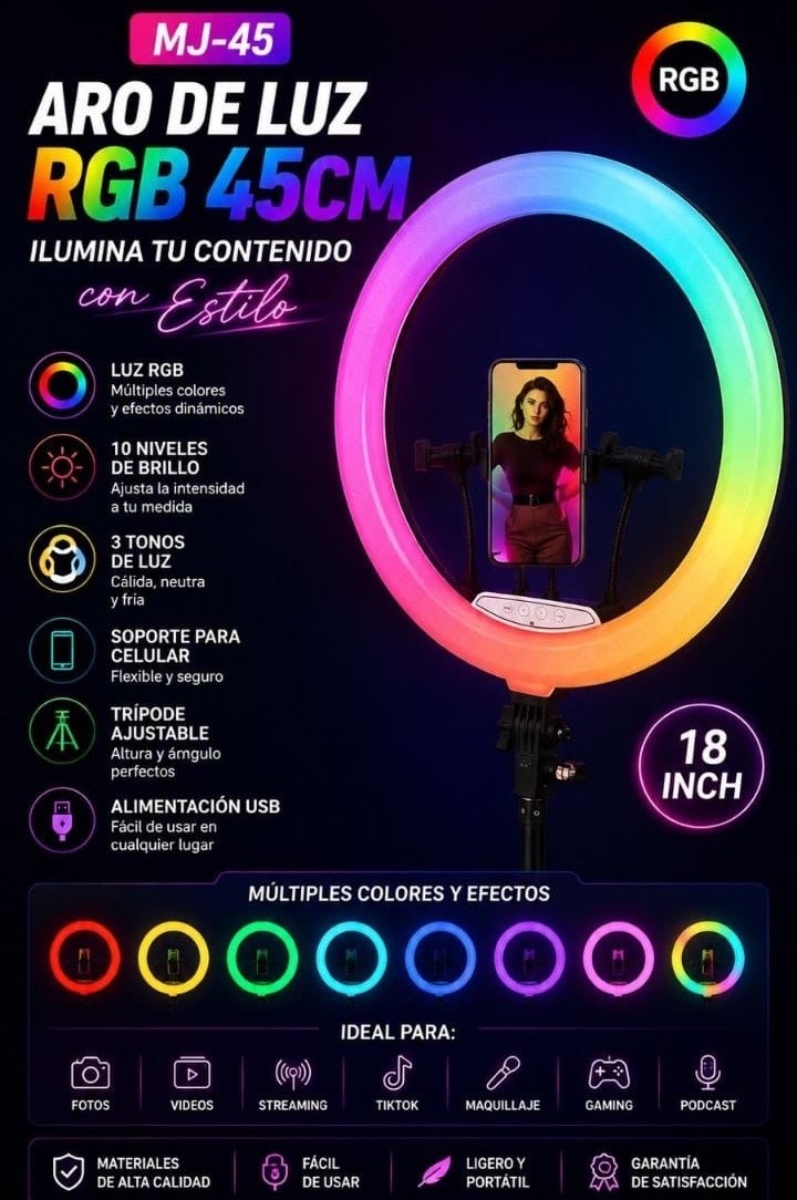 Aro de Luz 18”