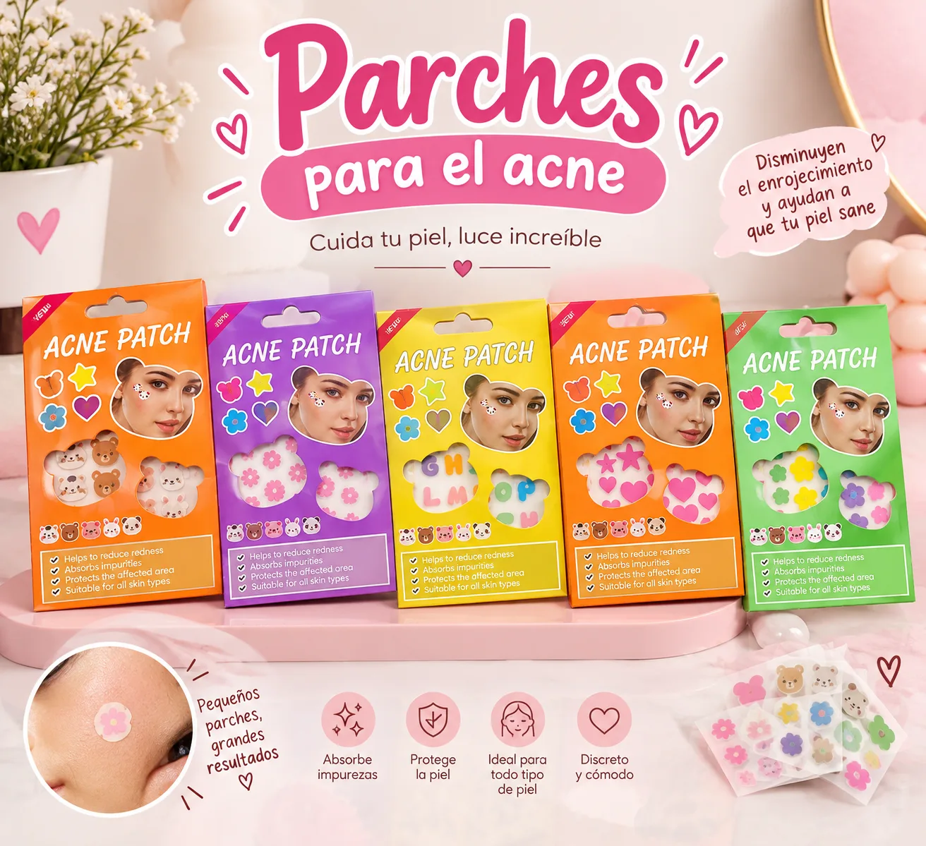 Parche para acne