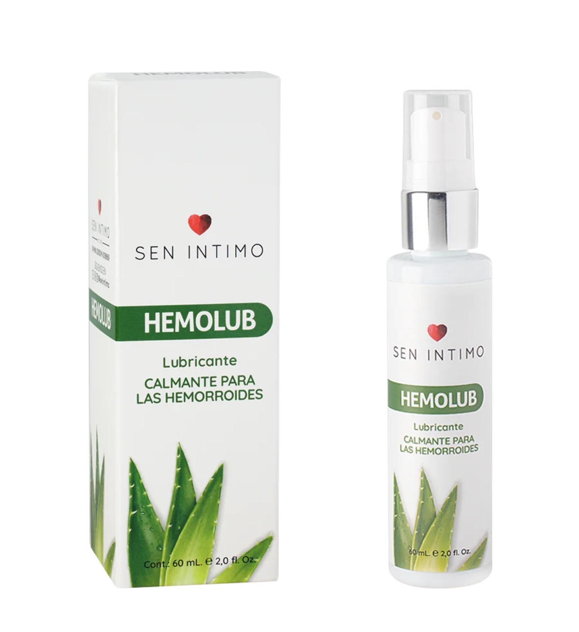Lubricante Calmante Hemolub x 60 ml by Sen Íntimo — foto 1 de 3