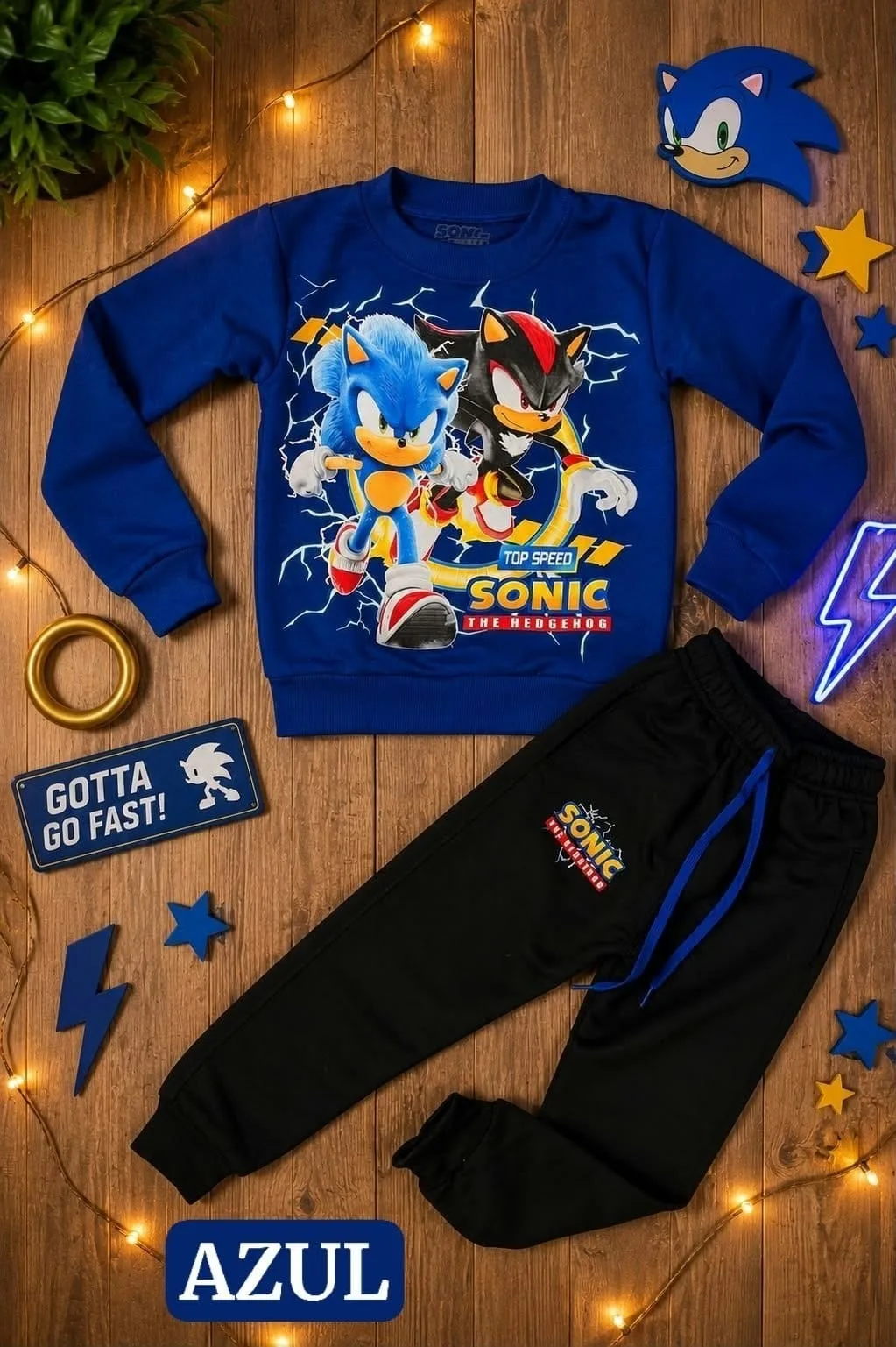 SUDADERA NIÑO SONIC — foto 2 de 3