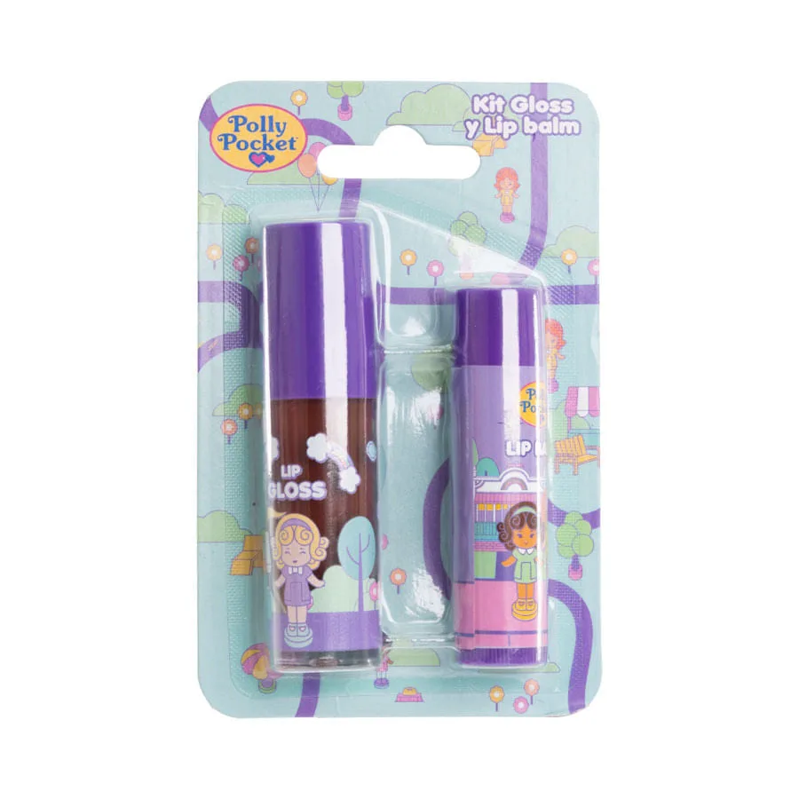 Kit gloss y lip balm polly pocket Trendy — foto 1 de 3