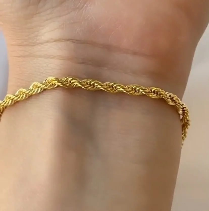 Pulsera lazo 18 kilates