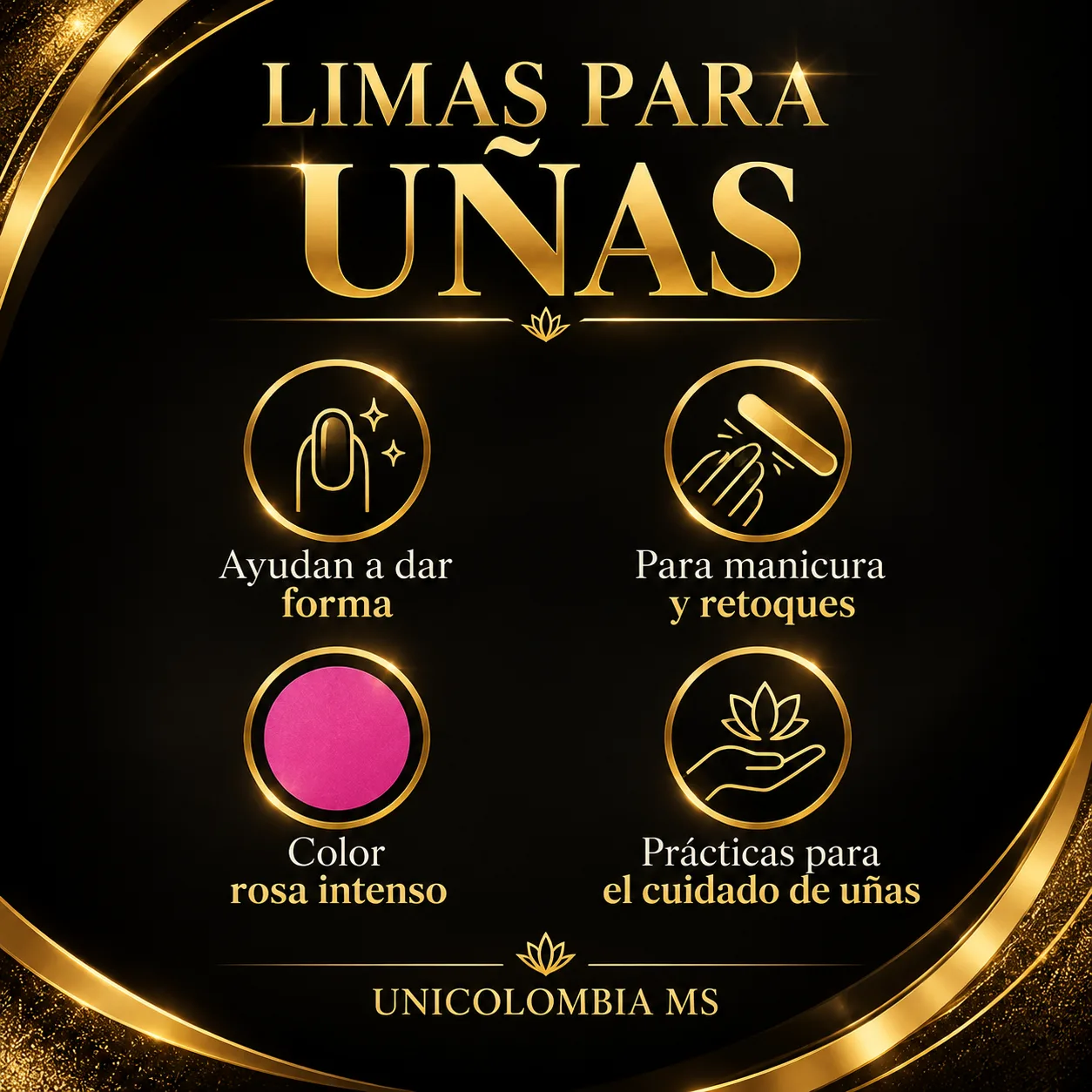 Lima fucsia para uñas — X12 Unidades — foto 2 de 2