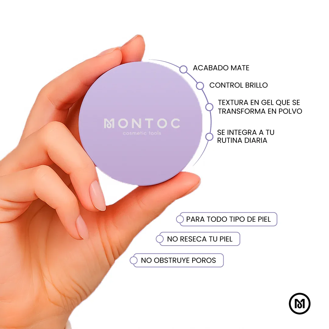 Oil control soft powder Montoc — foto 2 de 2