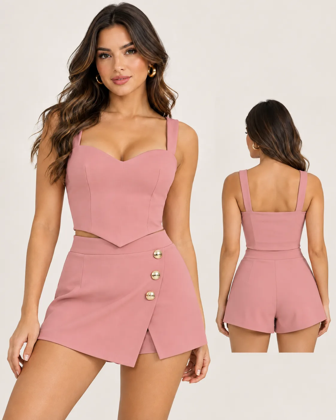 Conjunto Aura - top + falda short — foto 4 de 5