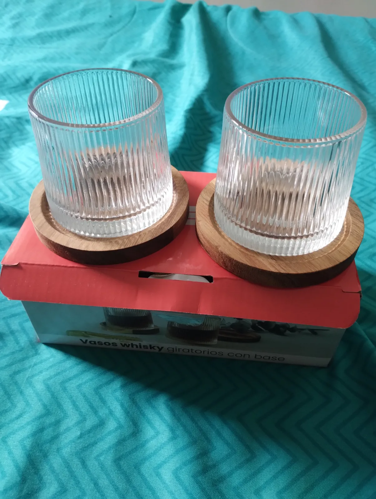 Vasos whisky x2 con base — foto 4 de 4