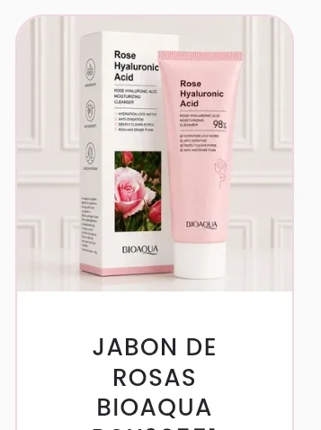 Jabón facial de rosas