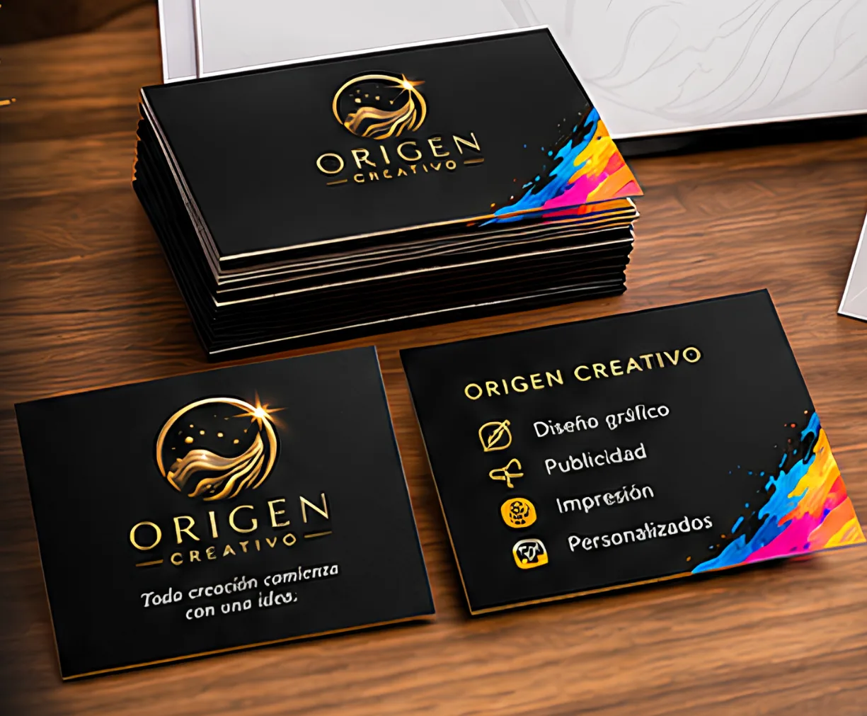 Tarjetas de presentación personalizadas