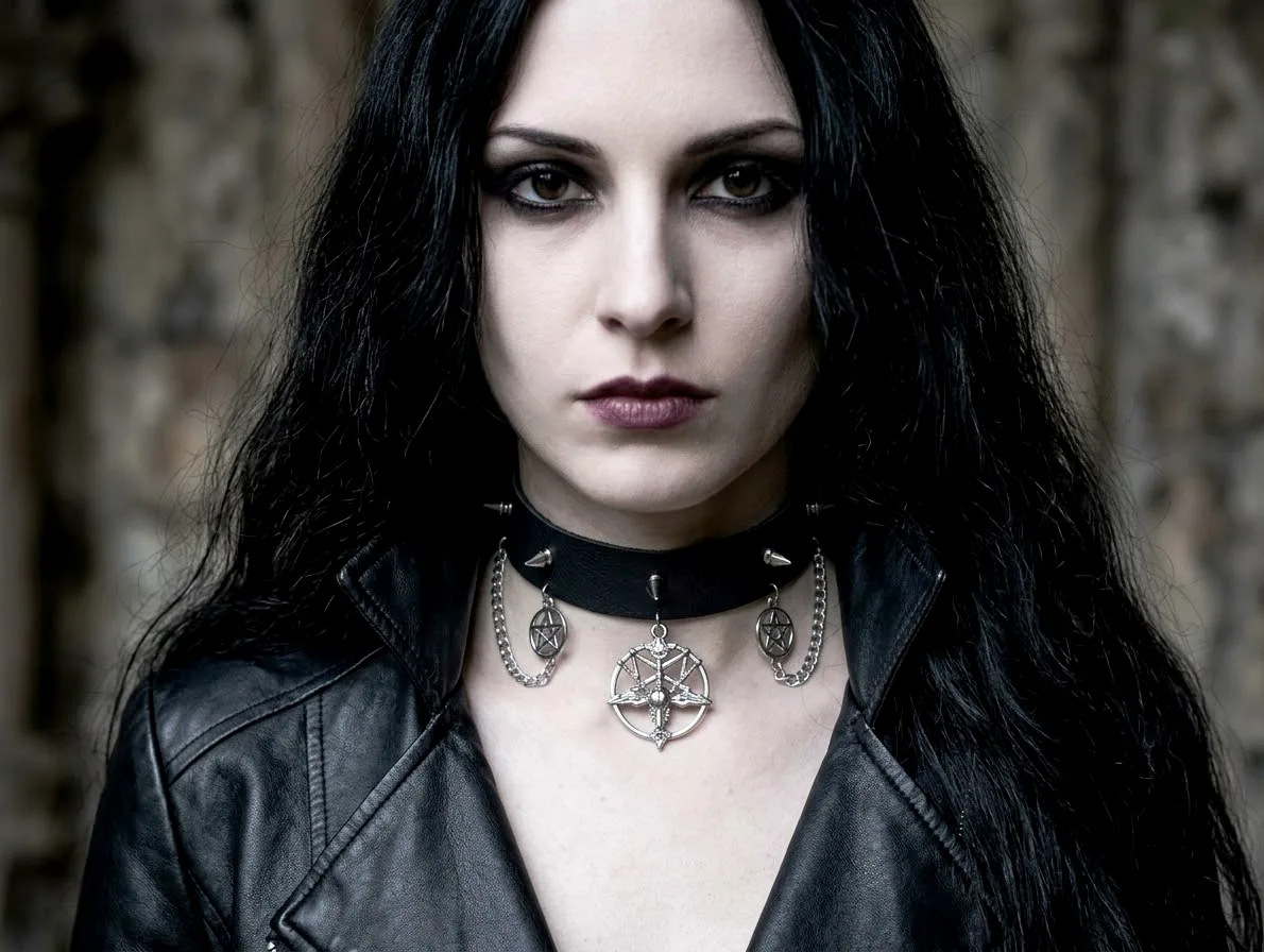 Gargantilla baphomet pentagrama — foto 2 de 5