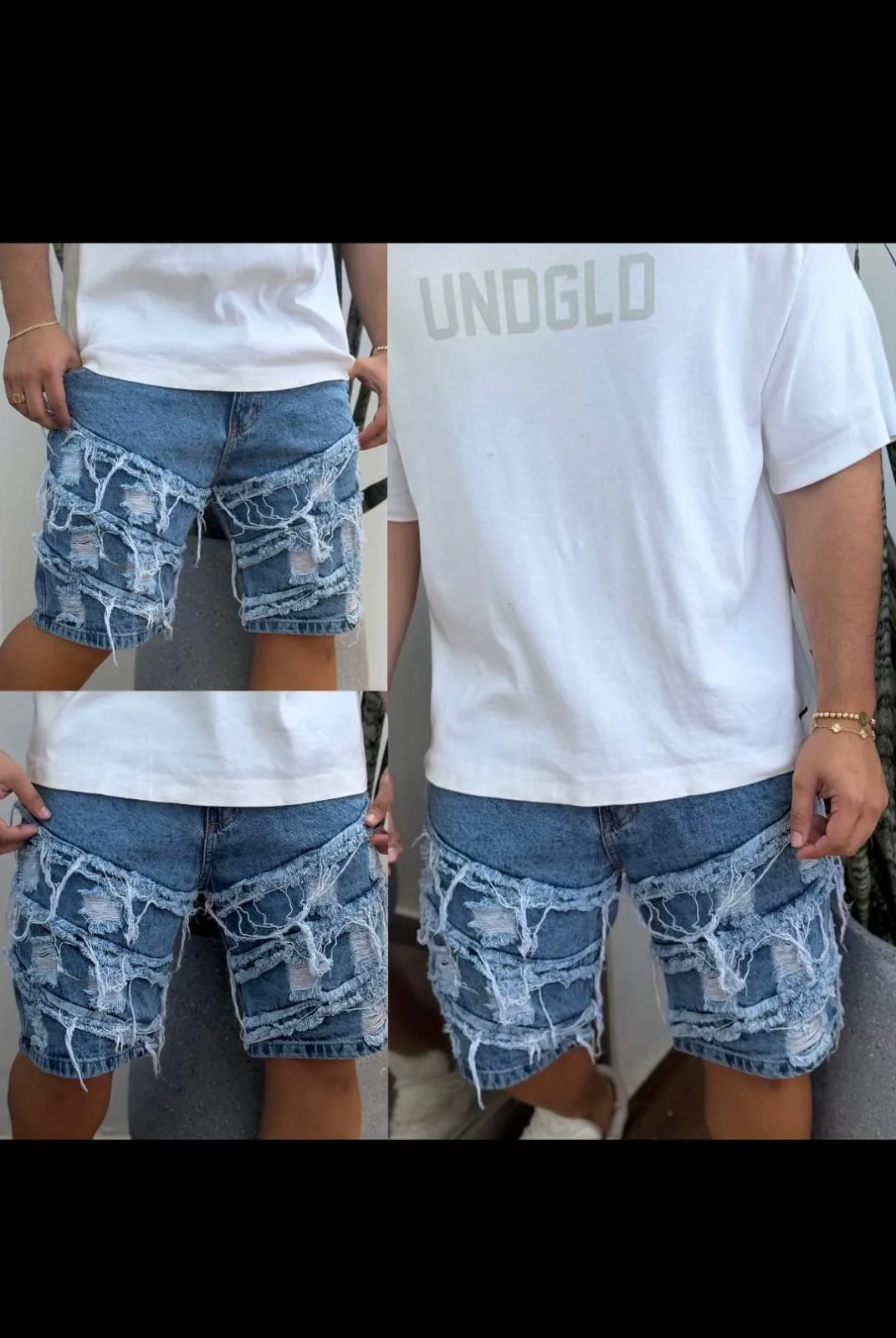 Bermudas Caballero Con Fleco — foto 3 de 3