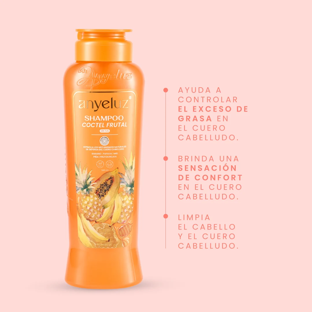 SHAMPOO CÓCTEL FRUTAL ANYELUZ — foto 2 de 2
