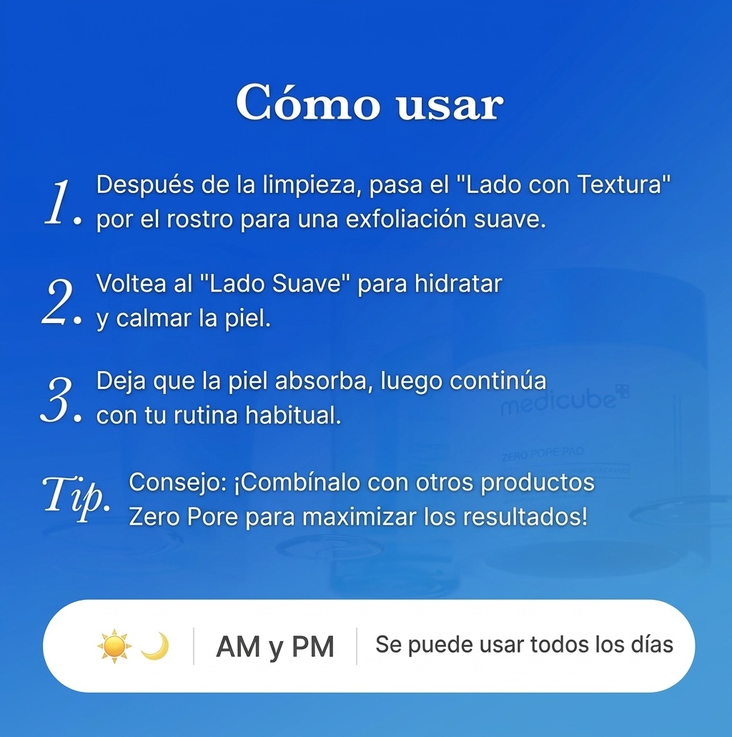 Medicube Zero Pore Pad 2.0 — 70 discos — foto 4 de 5