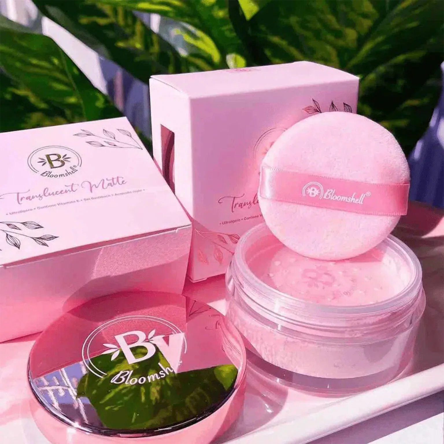Polvos translucidos Rosa Bloomshell 30 gr