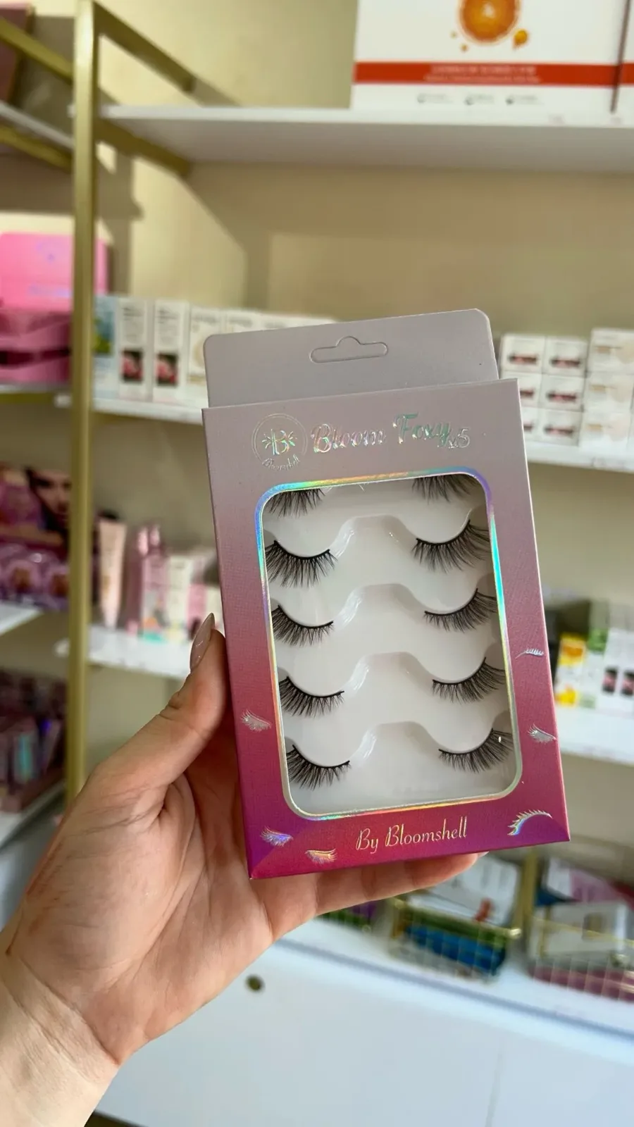 SET X5 PESTAÑAS FOXY BLOOMSHELL