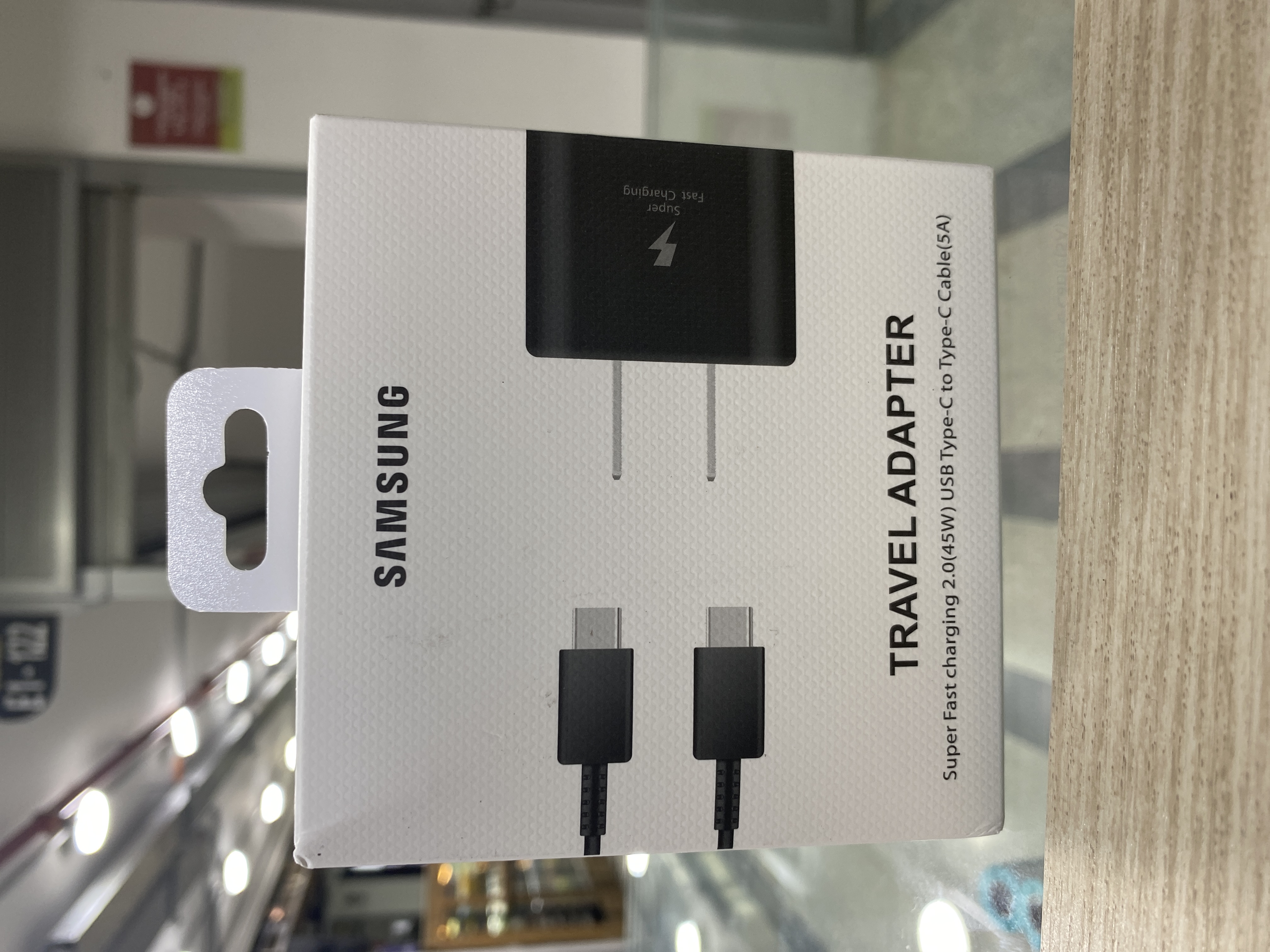 Cargador de Samsung 45w