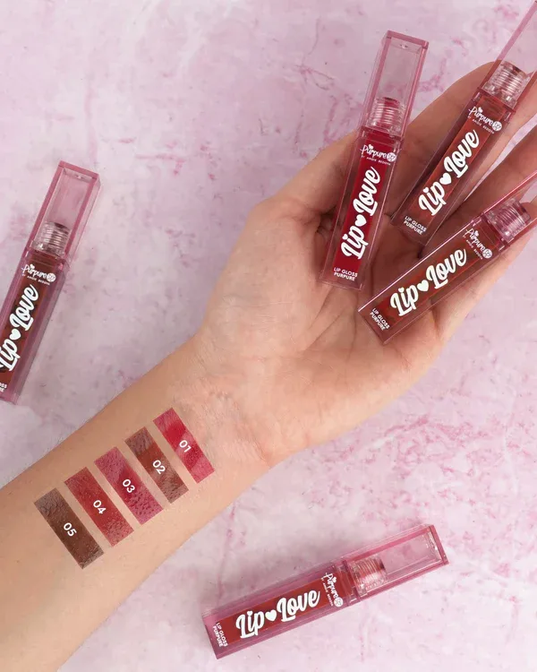 Lip gloss love korean Purpure — foto 2 de 2