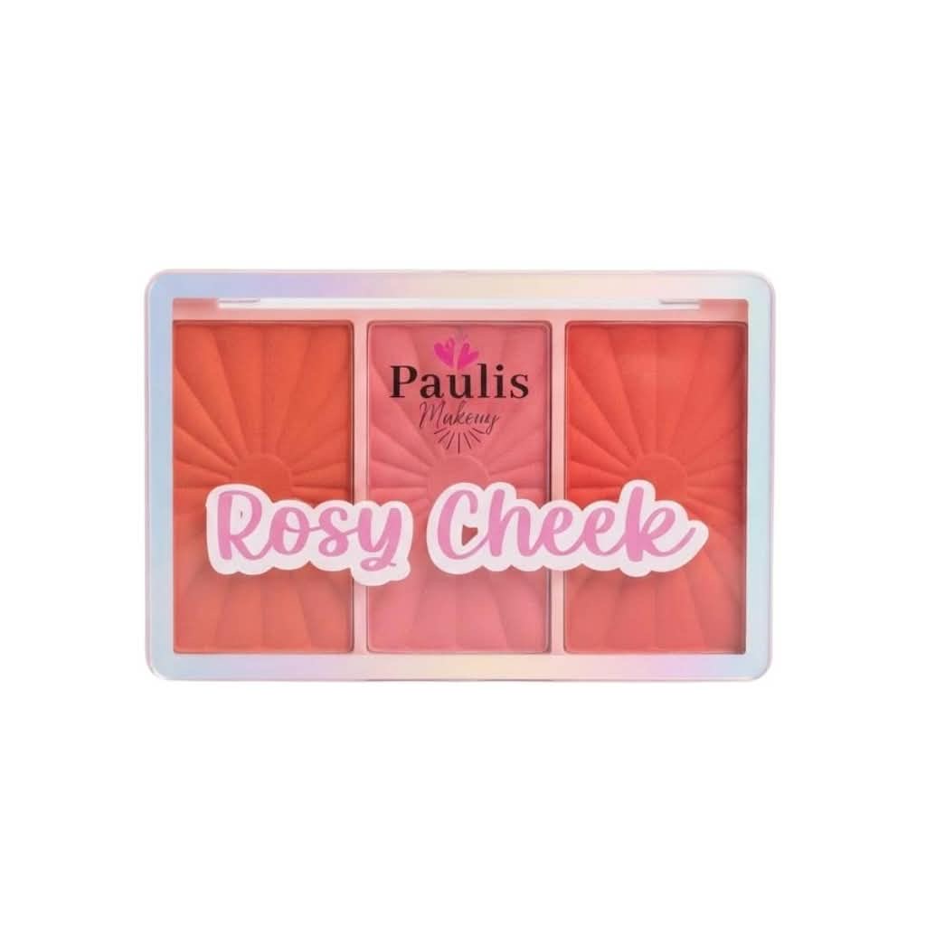 PALETA DE RUBORES ROSY CHEEK X3 PAULIS — foto 1 de 4