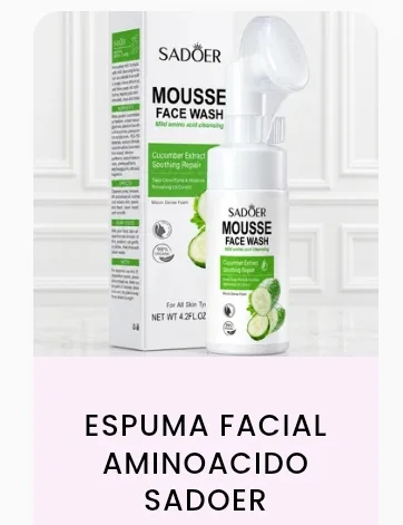 Espumas faciales