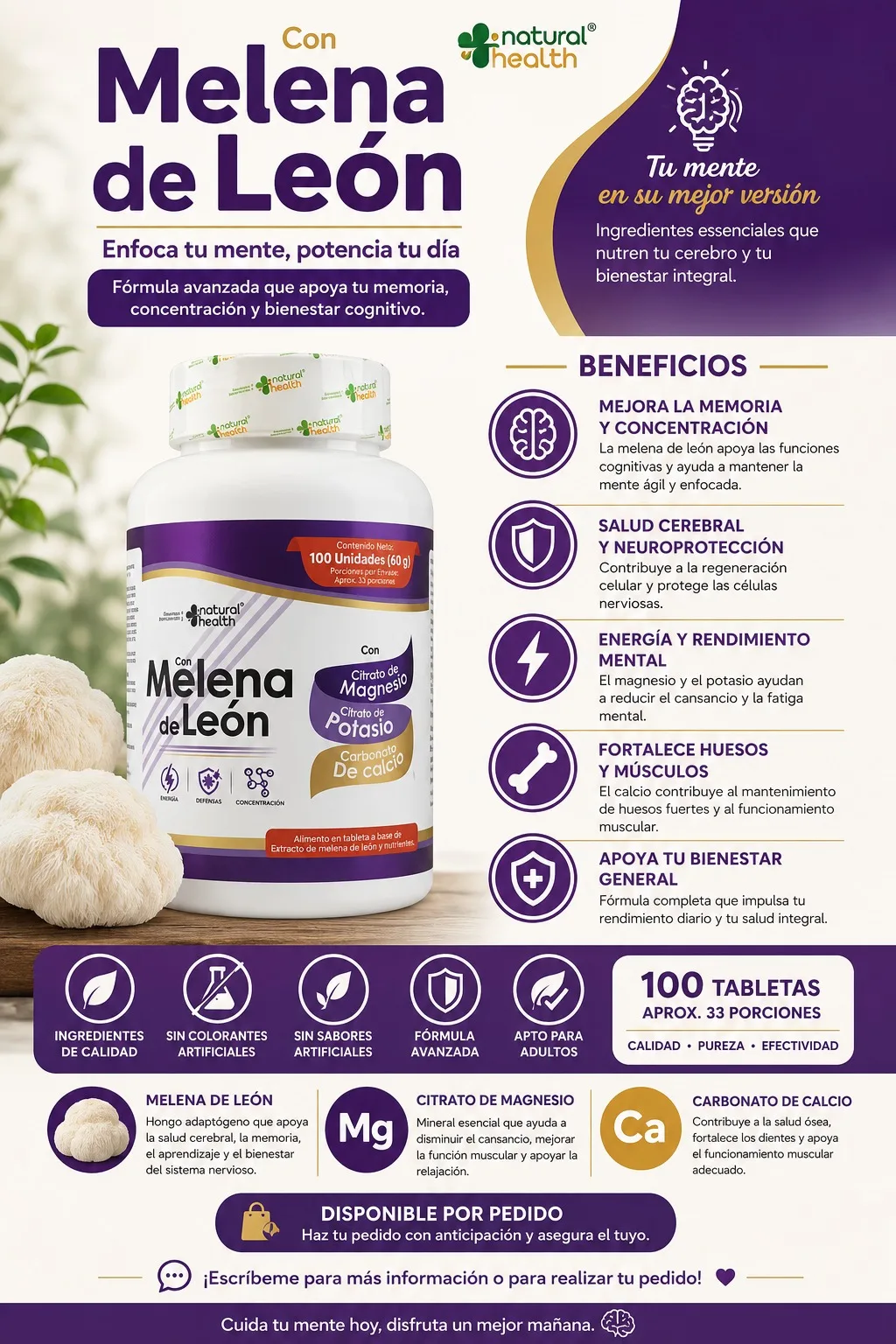 Melena de león (natural health)