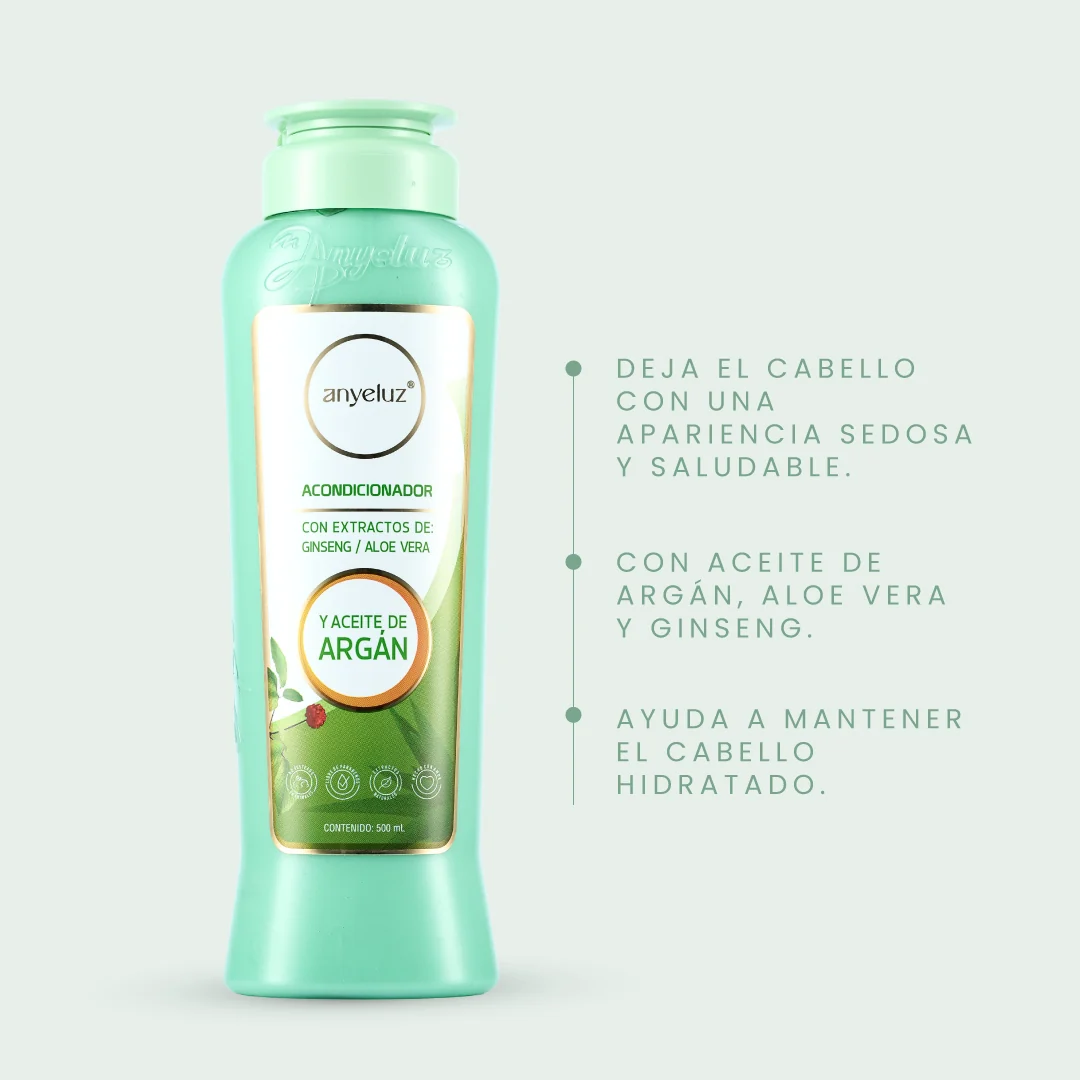 ACONDICIONADOR ANYELUZ DE ARGÁN Y ALOE VERA — foto 2 de 2