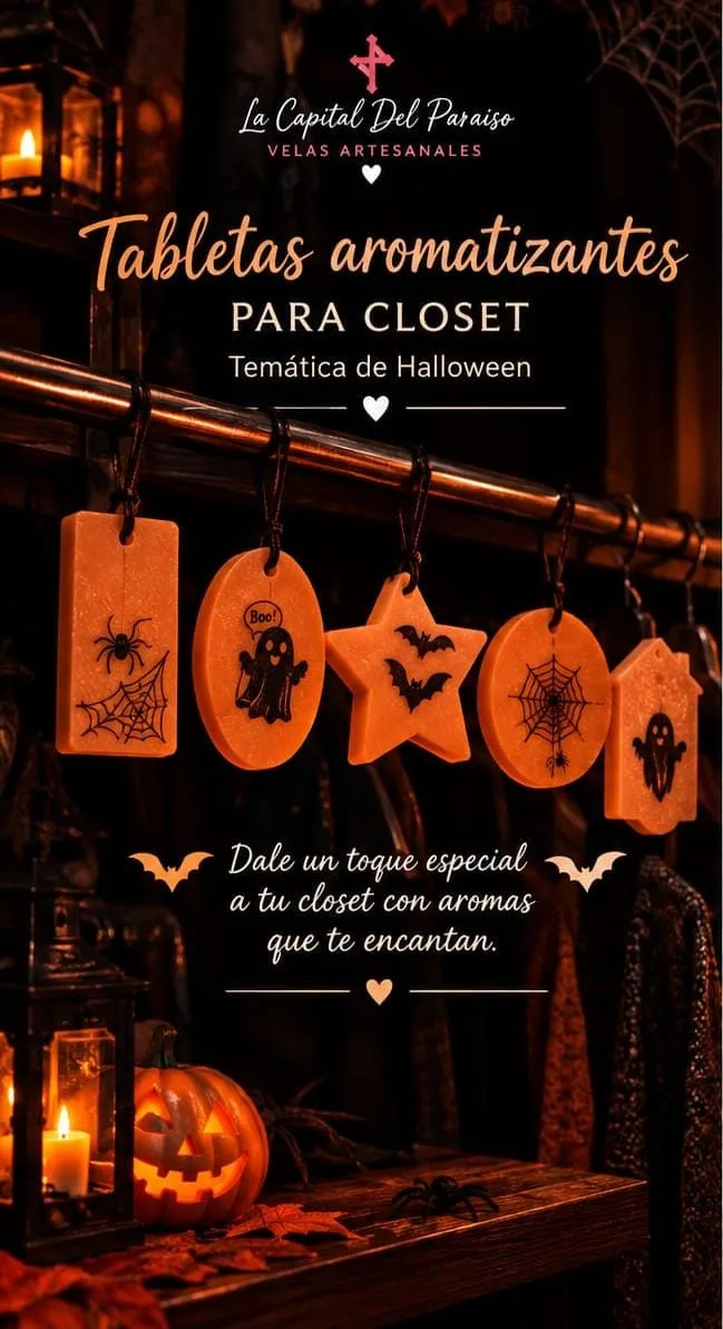 Tabletas Aromatizantes para Clóset – Diseños Halloween
