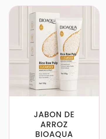 Jabón facial de arroz