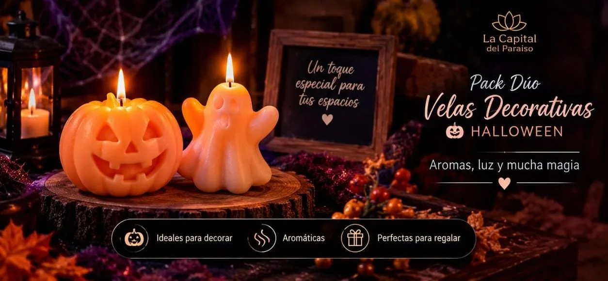 Pack Dúo de Velitas Decorativas Aromáticas