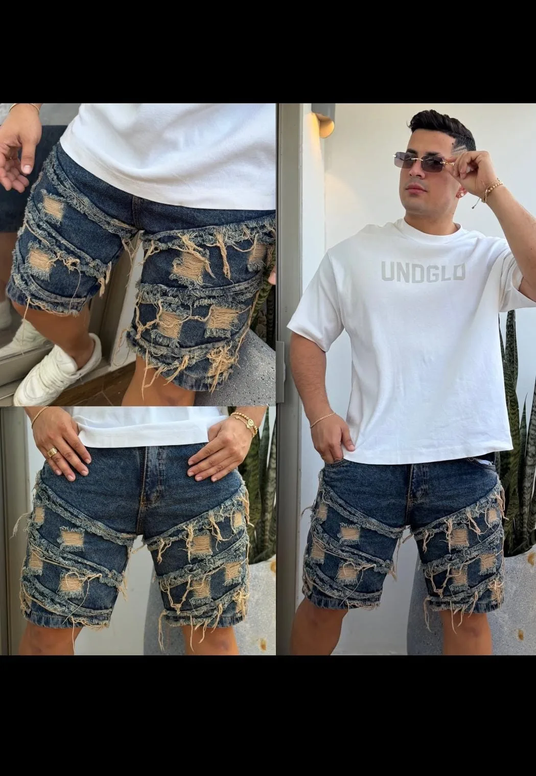 Bermudas Caballero Con Fleco — foto 2 de 3