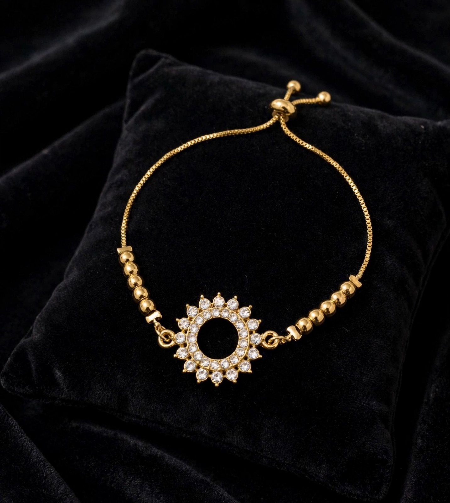 PULSERA AJUSTABLE ESTRELLA DIAMANTE — foto 2 de 2