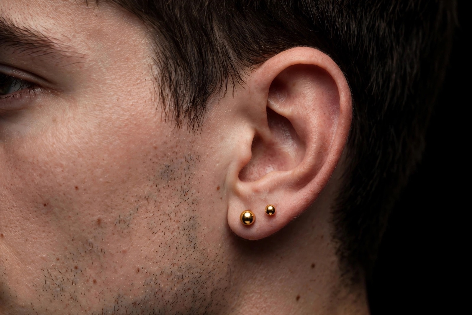 ARETES TOPITO DE ACERO INOXIDABLE — foto 3 de 3
