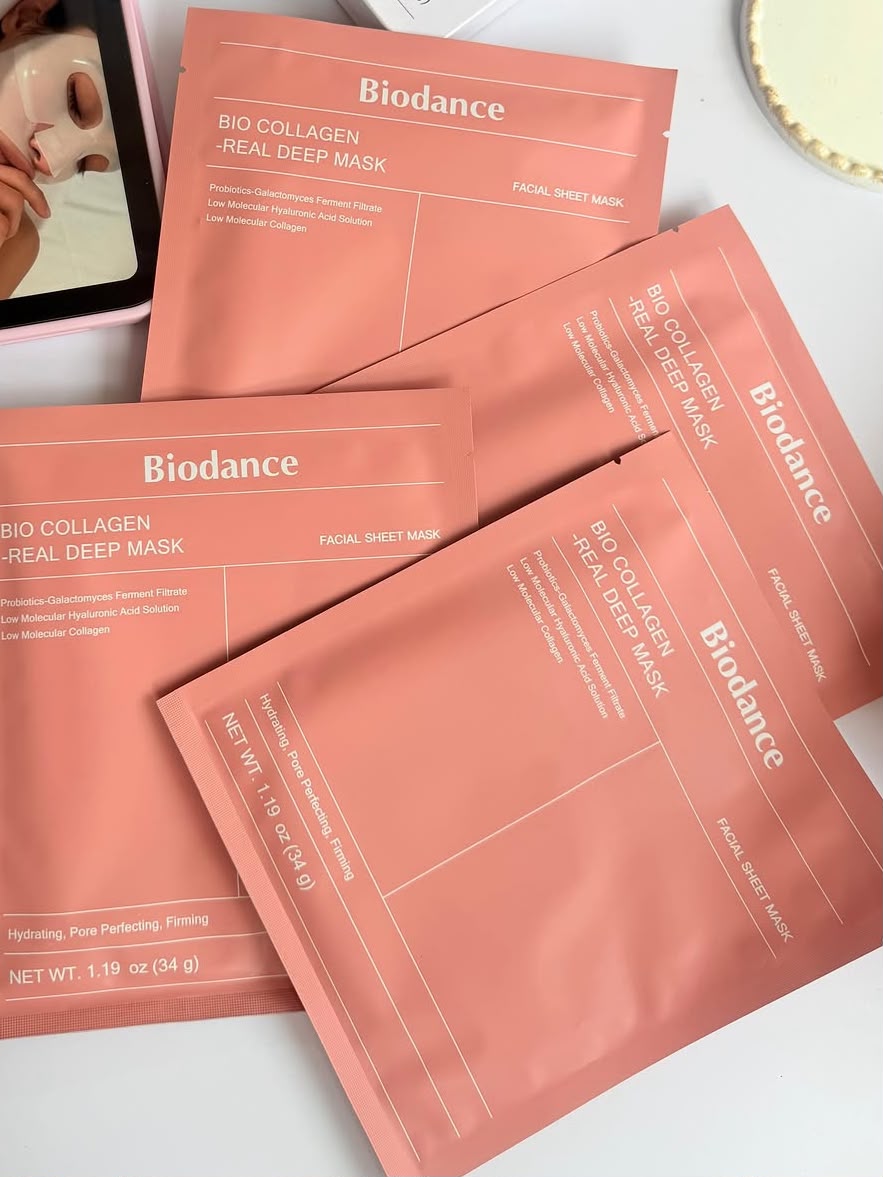 Mascarilla Facial Biodance Bio-Collagen Real Deep Mask — foto 4 de 4