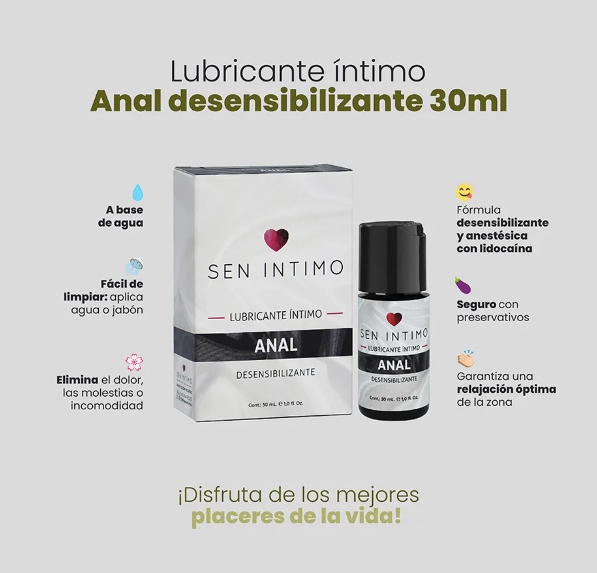 Lubricante Íntimo Anal by Sen íntimo — foto 3 de 4