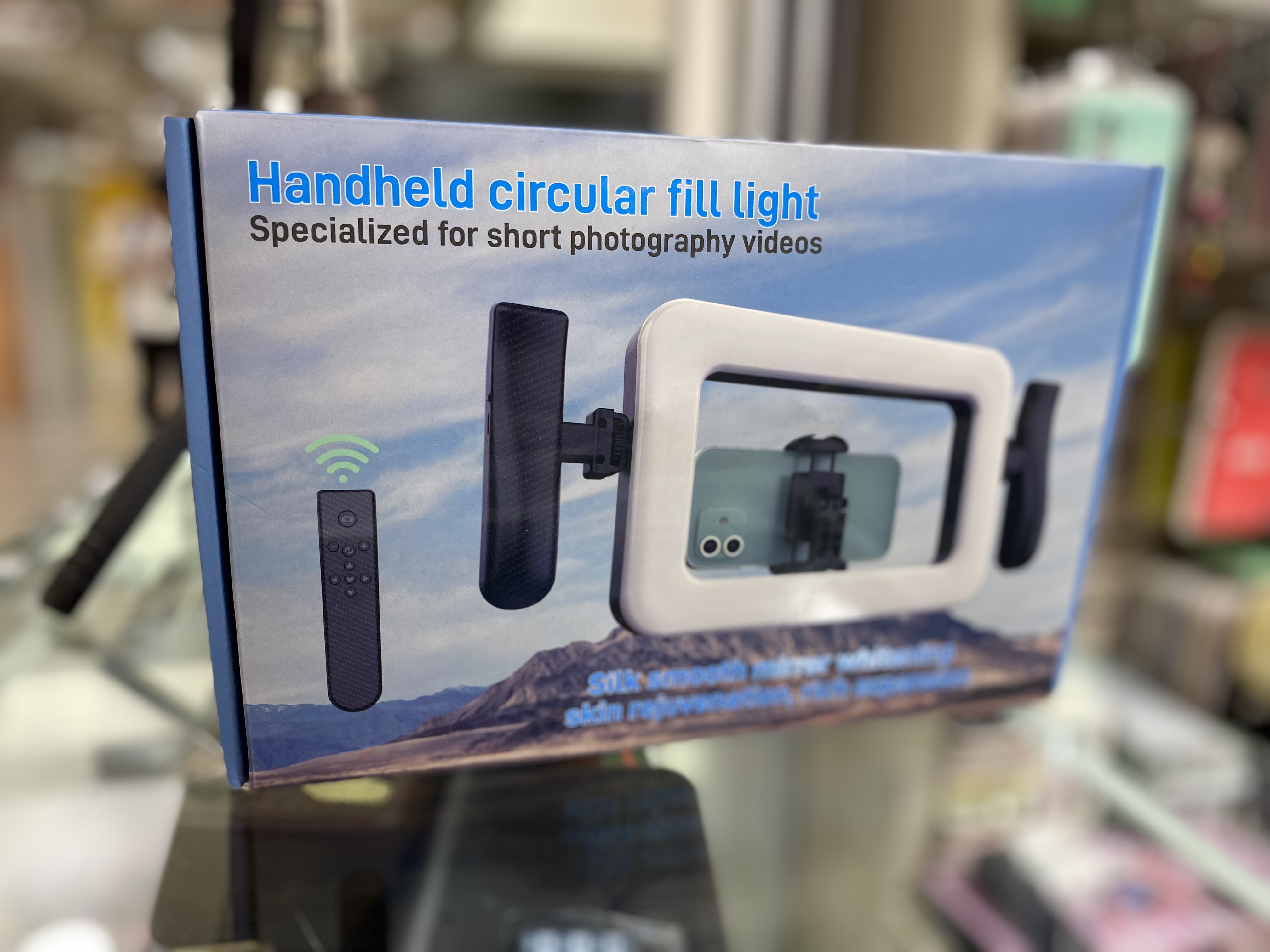 Luz circular portatil para Grabación