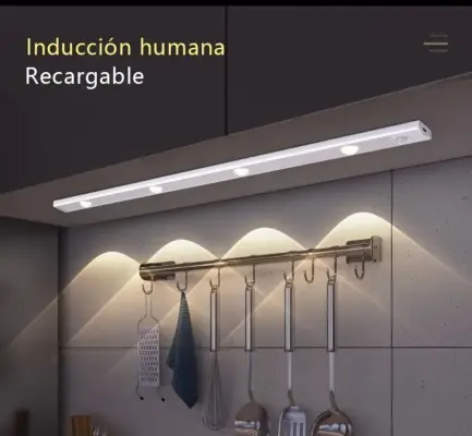 Lampara Led recargable con censor de movimientos 60cm