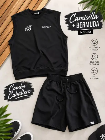 Conjunto Camisilla+Bermuda