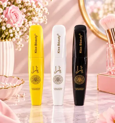 Pestañina kiss Beauty empaque tipo árabe