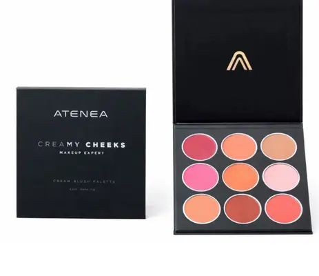 PALETA ATENEA CREAMY CHEEKS X 9 CREAMBLUSHP