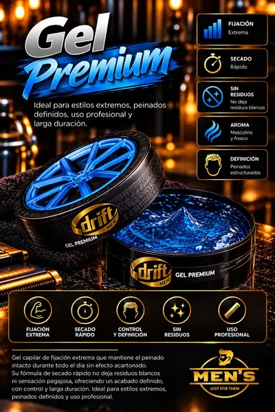 Gel Premium Drift Men – Fijación Extrema