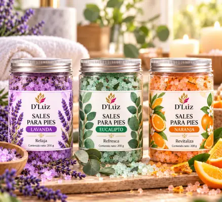 Sales para Pies D’Luz – Lavanda, Eucalipto y Naranja