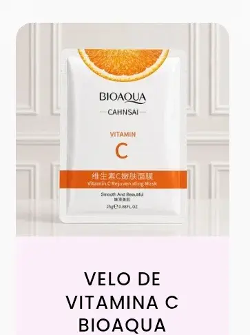Velo facial de vitamina C