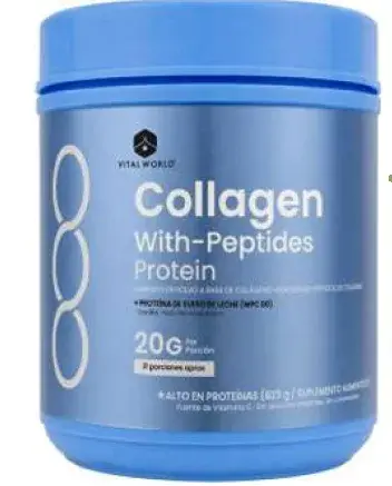Colageno con péptidos + proteína