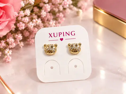 Aretes cara osito