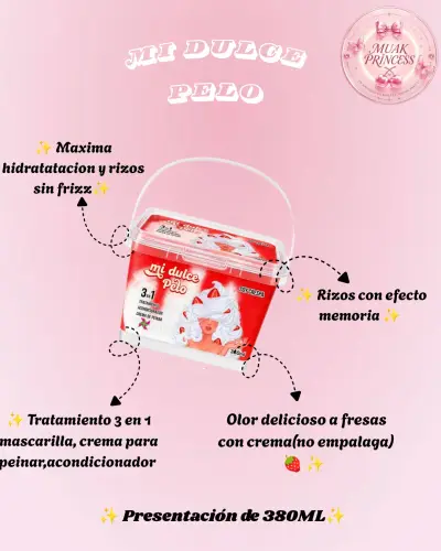 Mi dulce pelo Pontoc 380ML cabello rizado