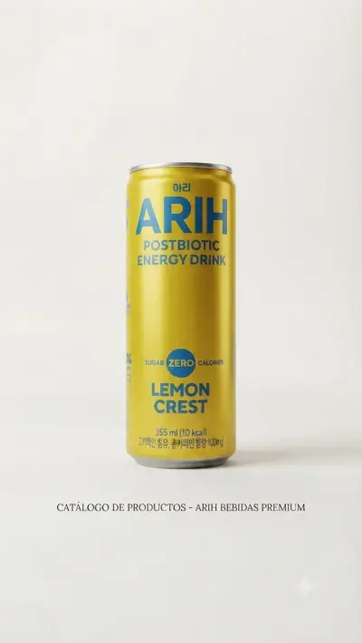 ARIH Postbiotic Energy Drink Lemon Crest