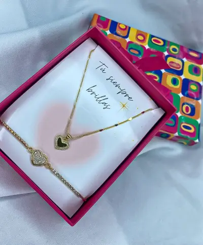 Cadena de corazón