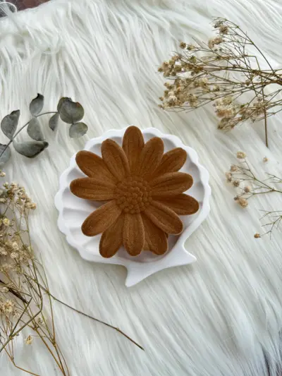Gancho para cabello café claro