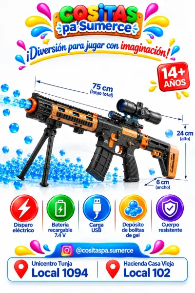 Lanzador didáctico de orbis.